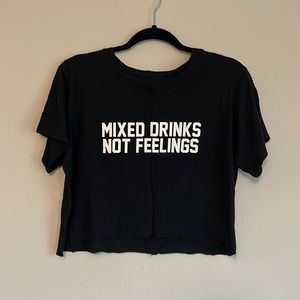 Cropped Goldsheep Graphic Tee